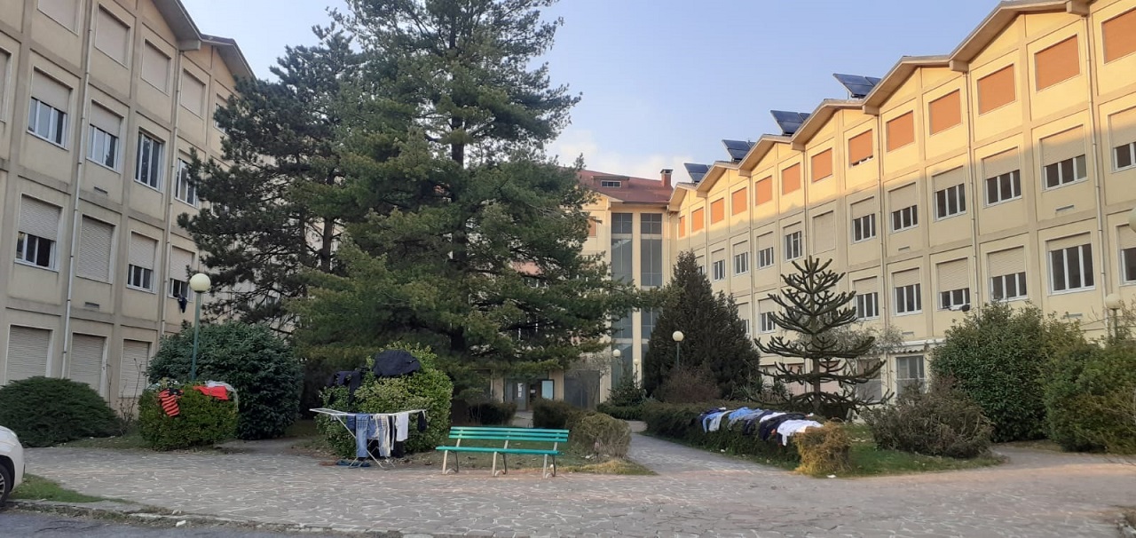Reception centre for asylum seekers, Botta di Sedrina (BG). Photo Davide Manzoni, 2020